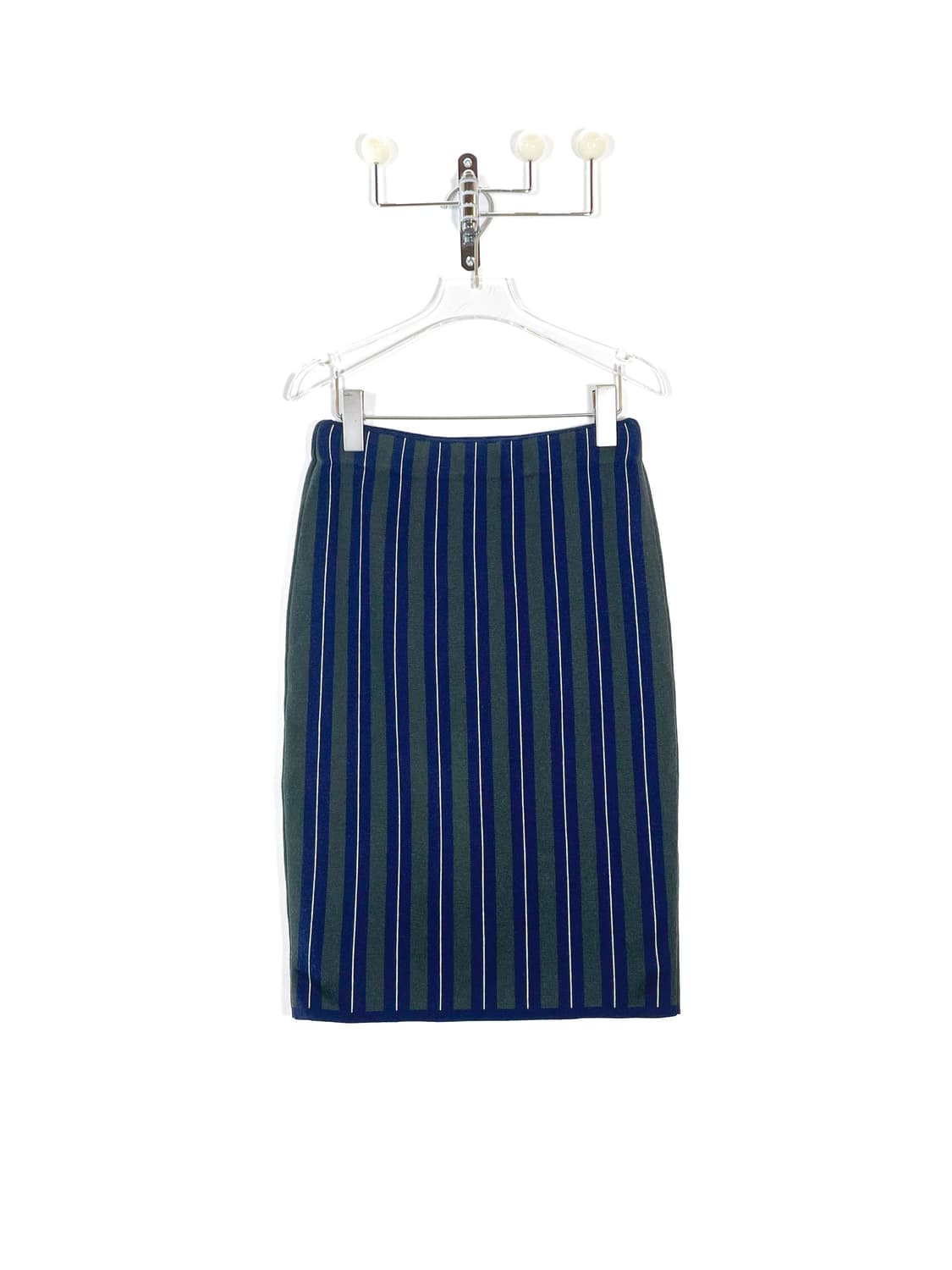 빈티지 스트라이프 니트 미디 스커트 상품이미지1