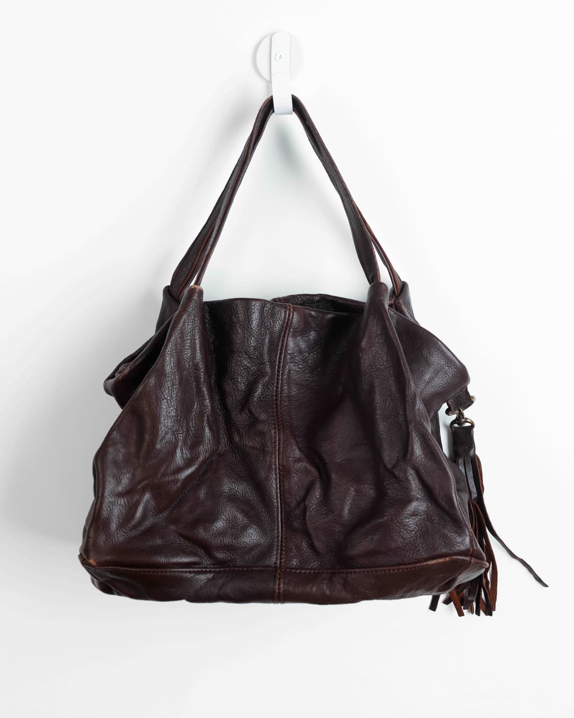 [NIKO AND...] 소프트 브라운 레더 토트백 상품이미지2