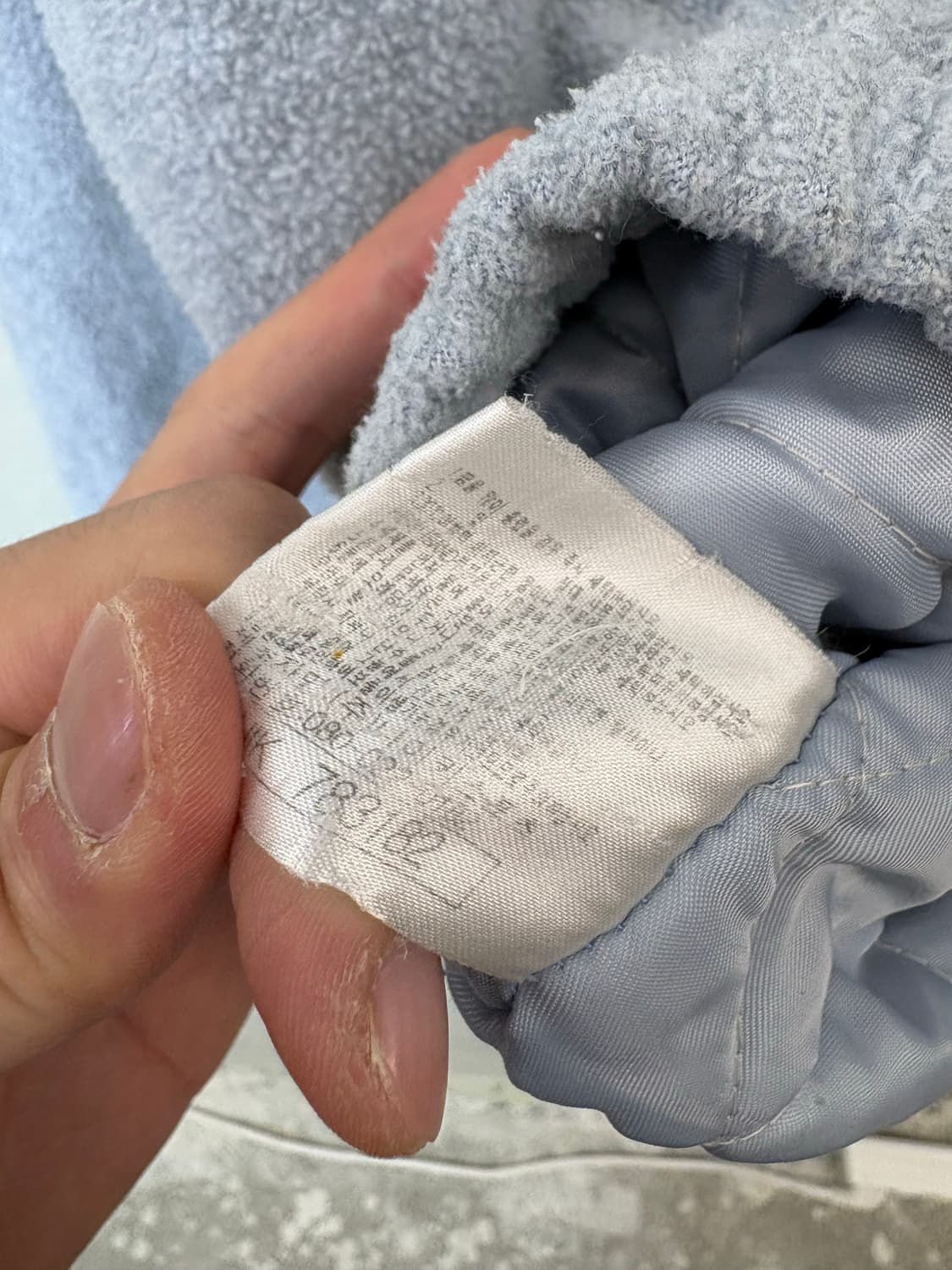 나이키 00s 올드스쿨 빅 스우시 플리스 후드자켓 하늘색 상품이미지8