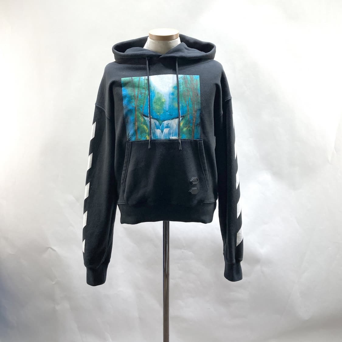 오프화이트 정품 여성오버핏후드티 XS  상품이미지1