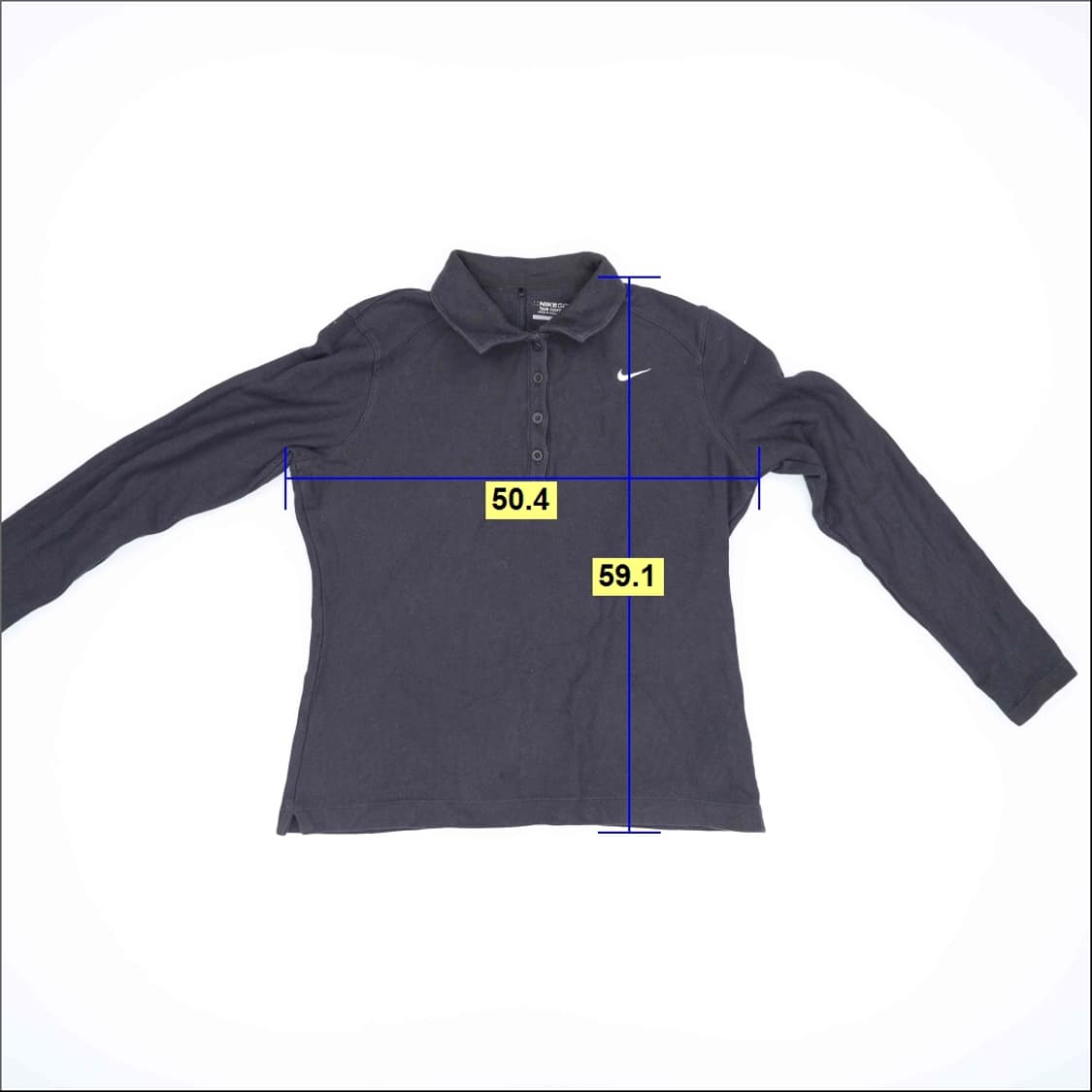 XL 나이키 여성 골프 긴팔카라티 0417H1 상품이미지6