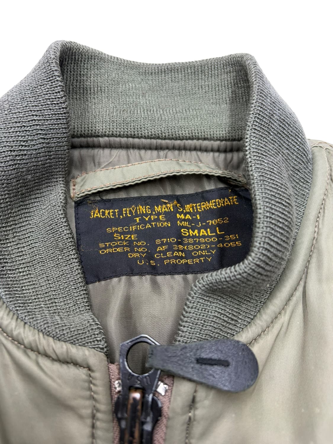 U.S. Air Force MA-1 패치 커스텀 플라이트 자켓 상품이미지3