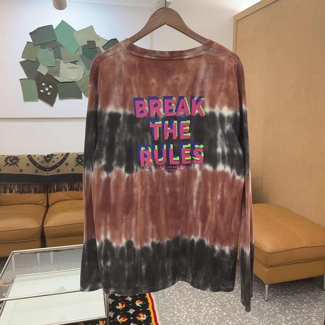 빈티지 스트릿 힙합 타이다이 나염 롱슬리브 M C06786 상품이미지4