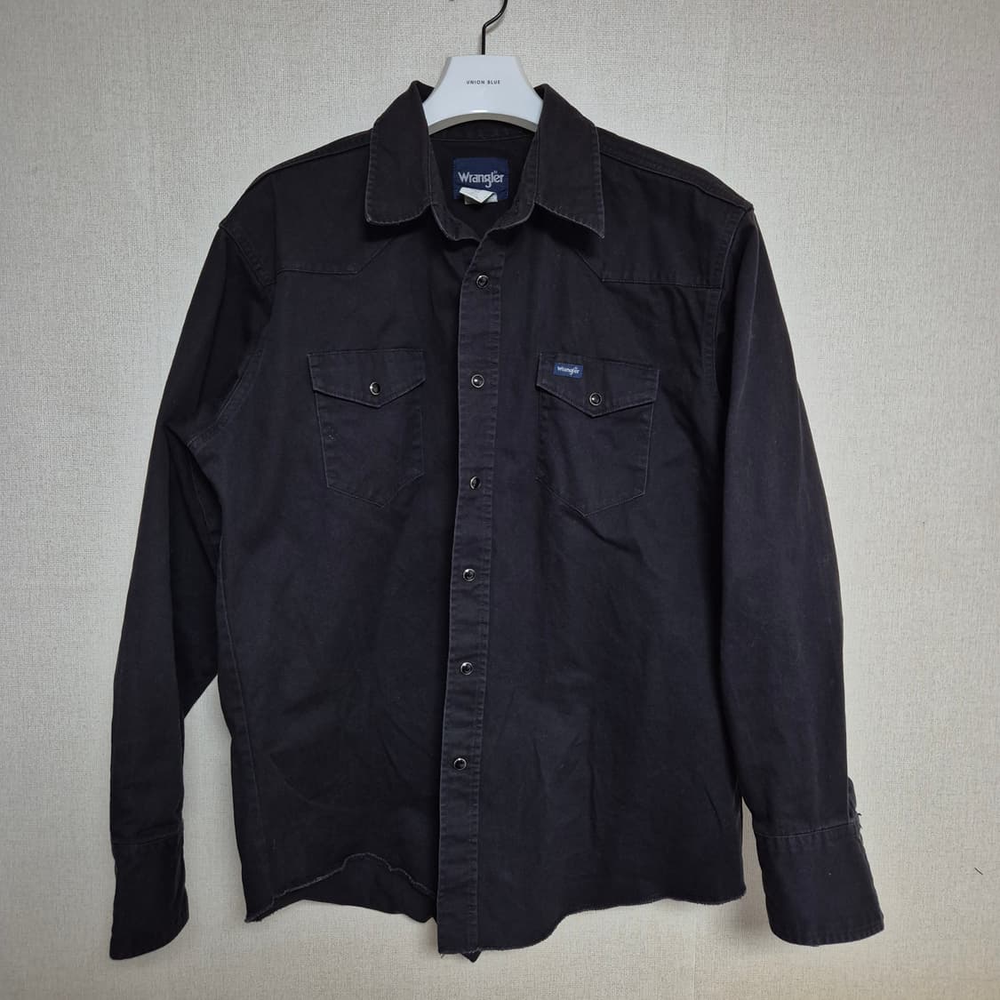 90's 랭글러 wrangler 블랙 웨스턴 셔츠 상품이미지1