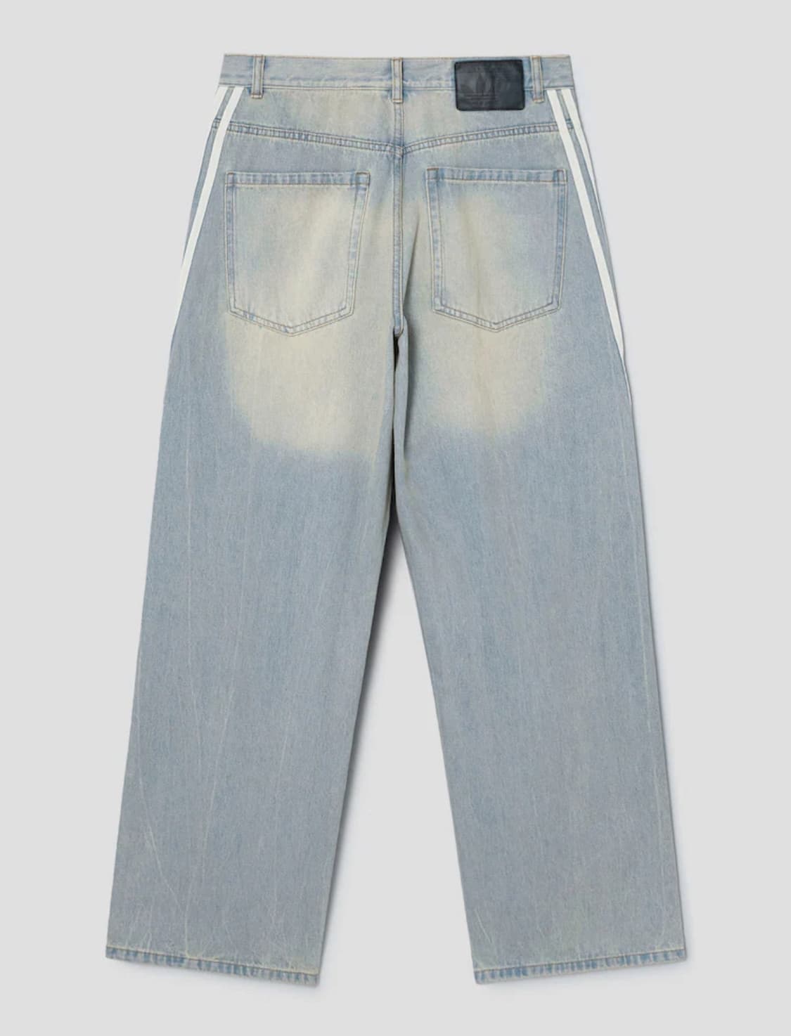 아디다스 아딜레늄 시즌 3 루즈 핏 데님 팬츠 블루 새상품 상품이미지2