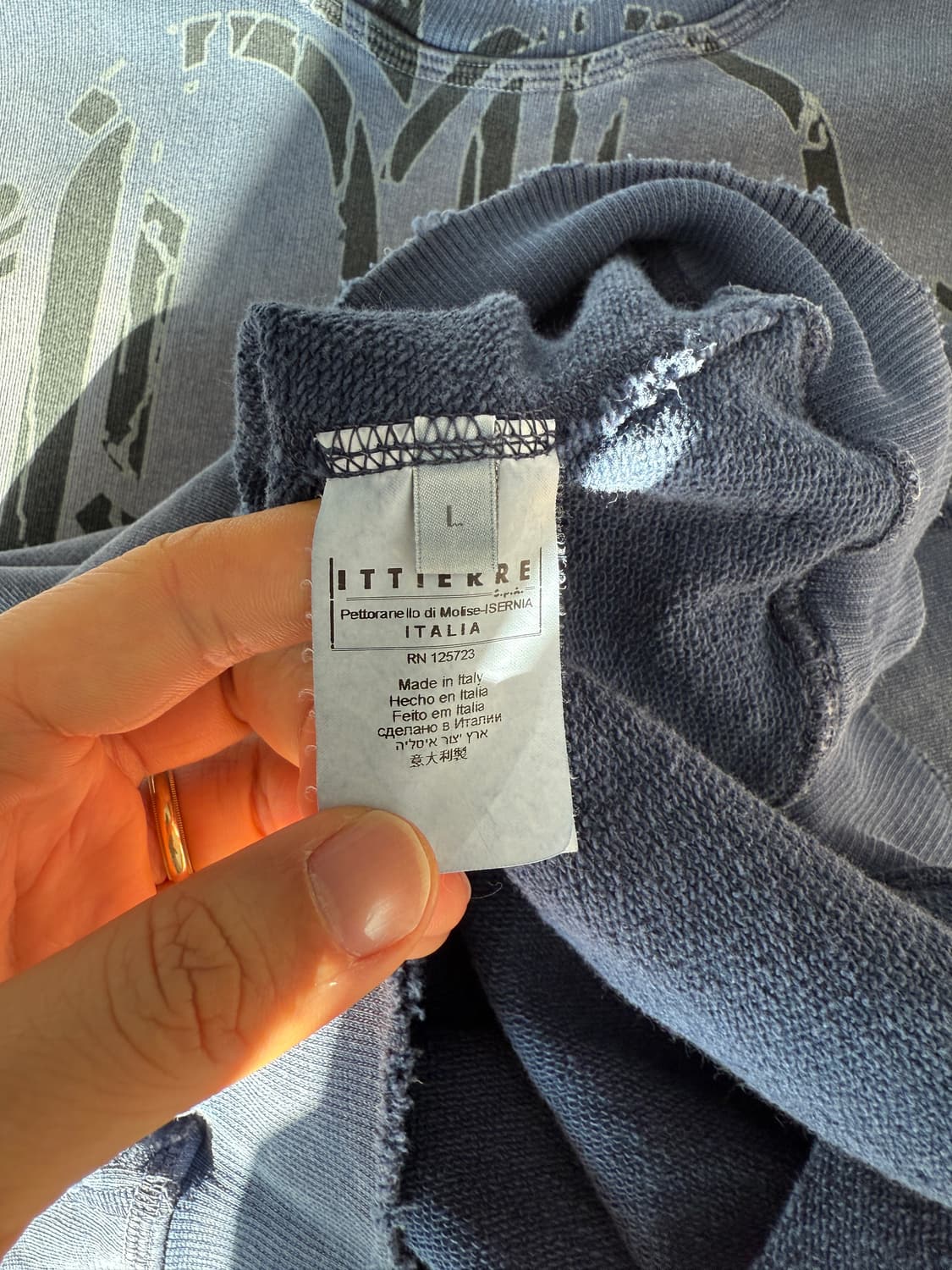 피에르 발망(Pierre Balmain) 반팔 스웻(ITALY) 상품이미지6