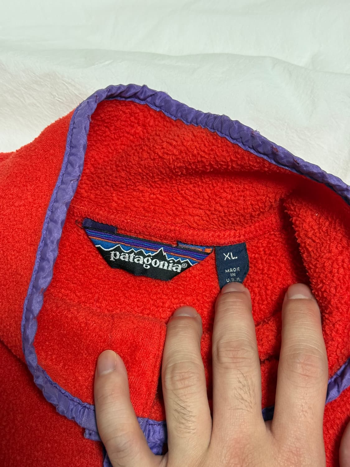[XL] 90s 파타고니아 스냅티 플리스 신칠라 상품이미지3