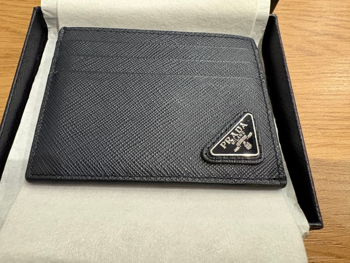 프라다 사피아노 발틱블루 카드지갑 상품이미지6
