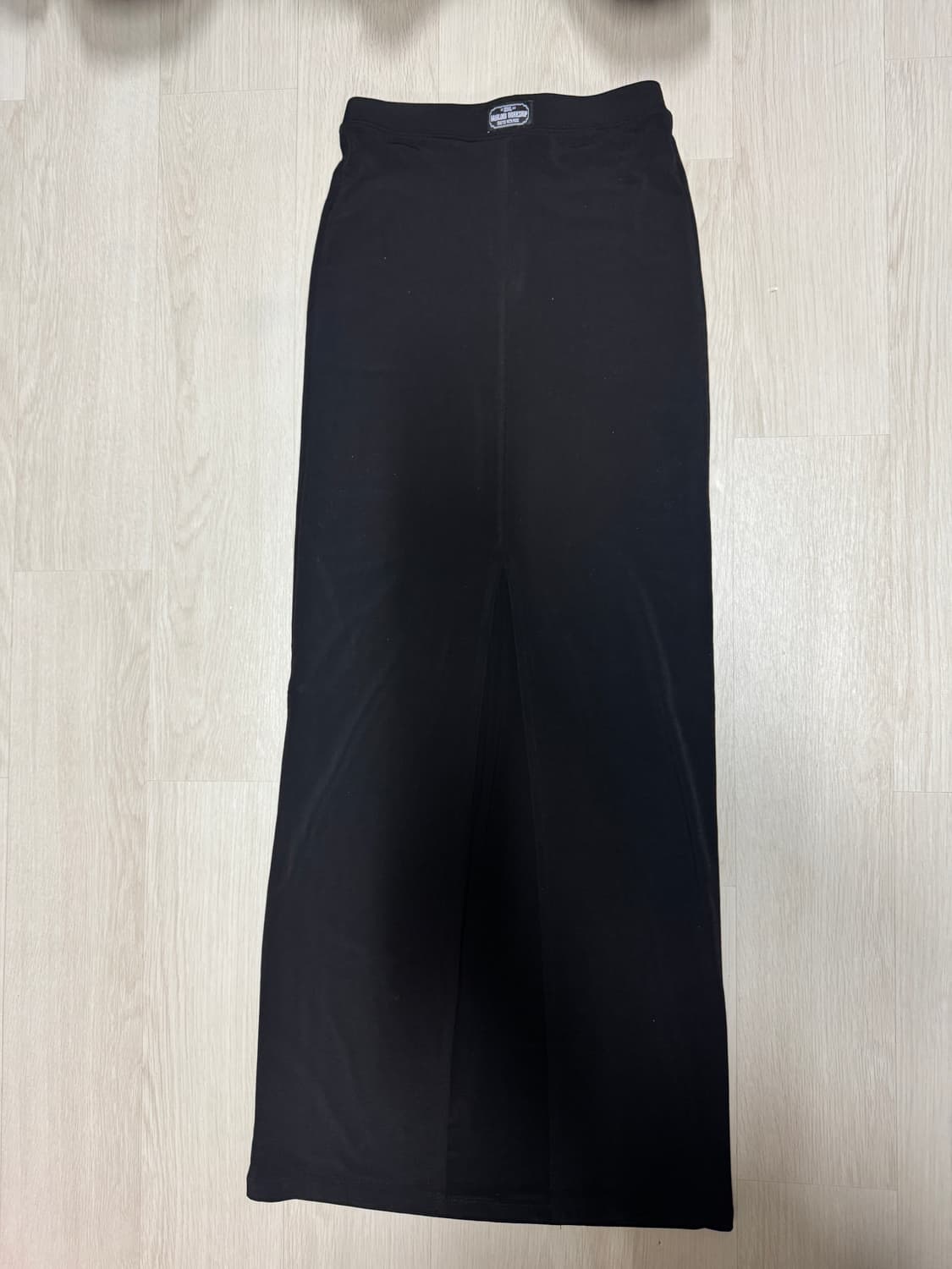 연말룩 배드블러드 워크샵 저지 맥시 스커트 블랙 상품이미지8