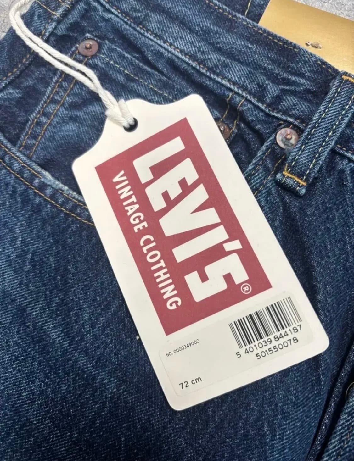 (28X32) 리바이스 LVC 1955 501XX 셀비지 청바지 데님 진 상품이미지4