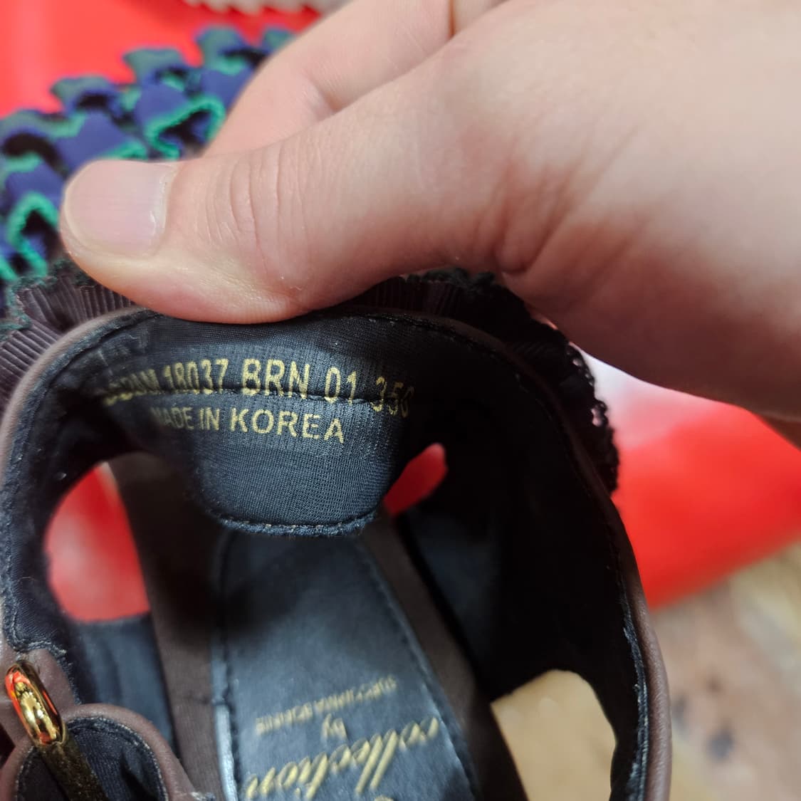 슈콤마보니 캉캉 키높이 샌들 220size 상품이미지9