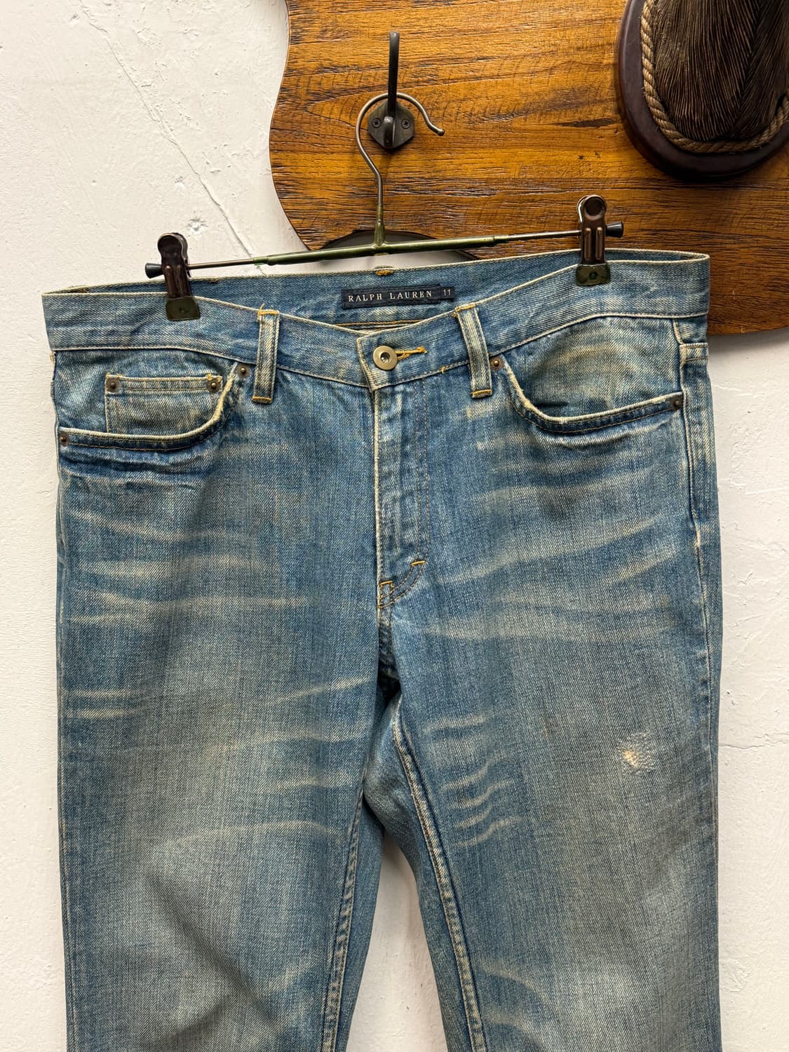 Ralph Lauren Distressed Straight Denim P 상품이미지3
