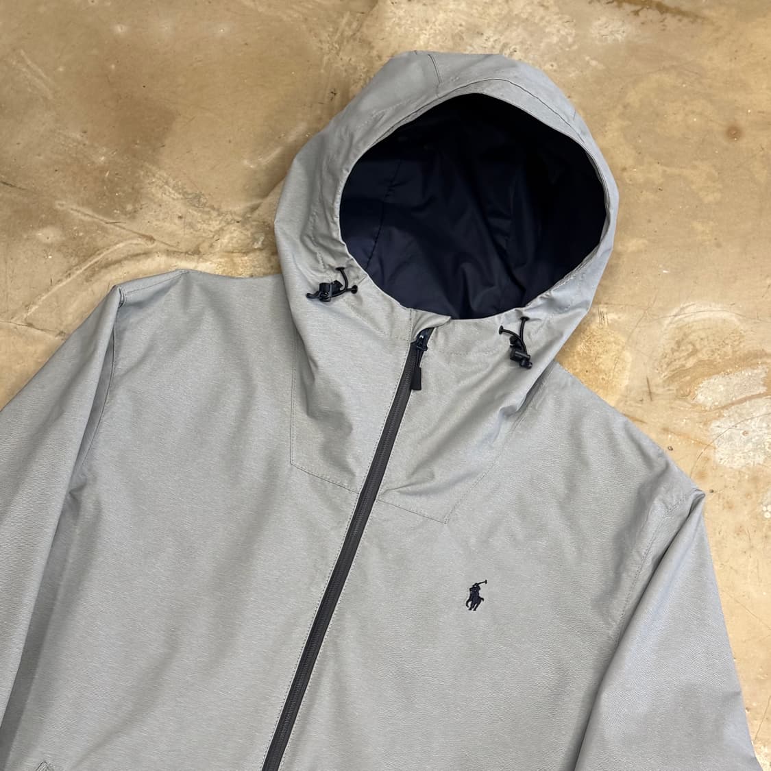 M 폴로랄프로렌 그레이 후드 바람막이 상품이미지1