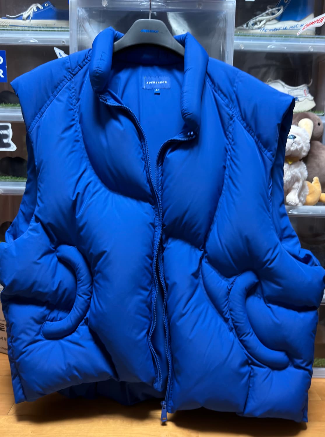 아더에러 클레이드 패딩 조끼 블루 A3 상품이미지2