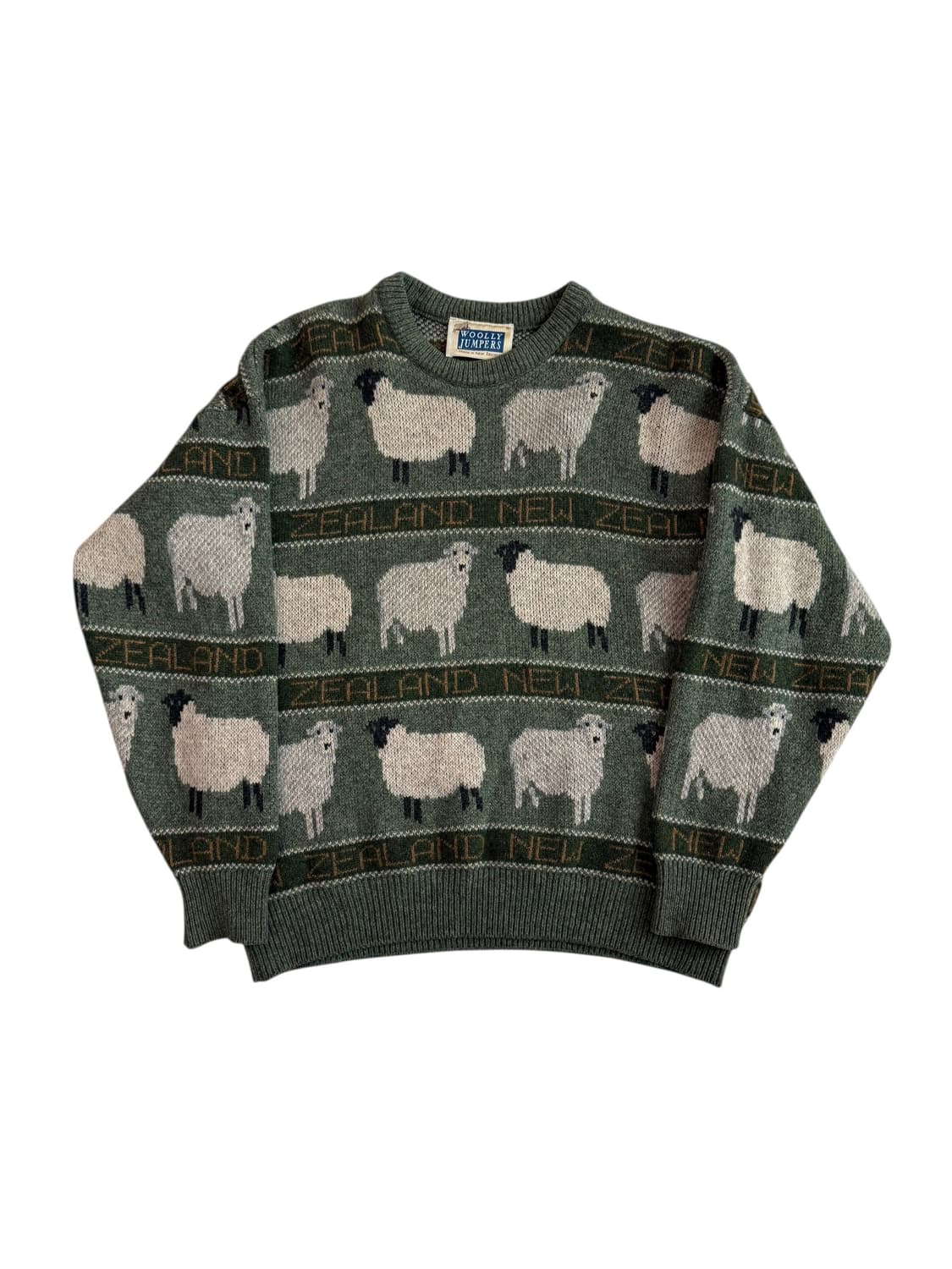빈티지 뉴질랜드 양 니트 상품이미지5