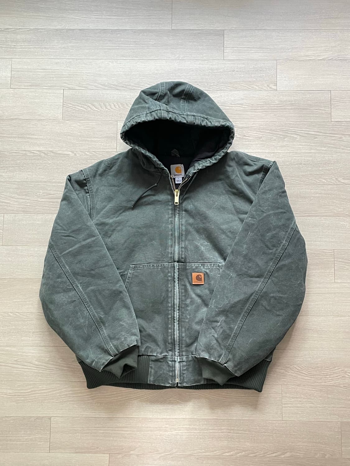 칼하트 j130 mos 모스 액티브 샌드스톤 상품이미지1