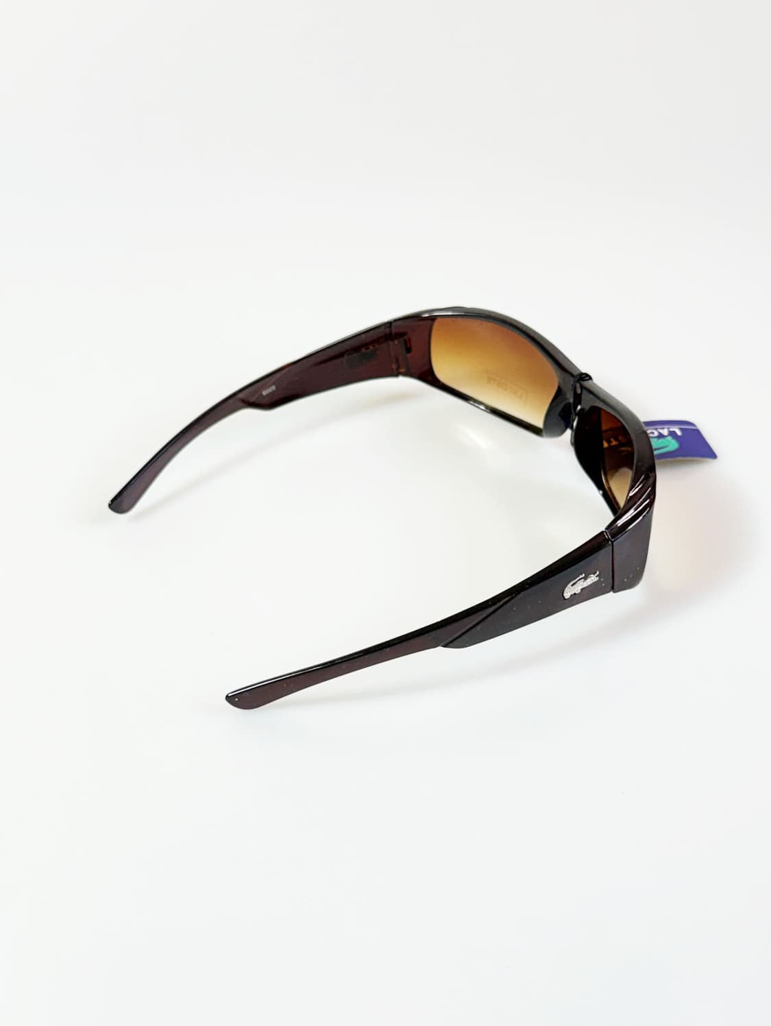 90s LACOSTE 스퀘어 랩어라운드 빈티지 틴트 선글라스 상품이미지4