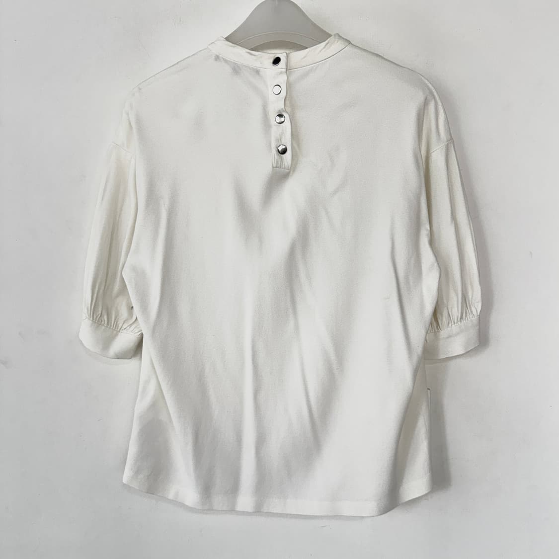 마쥬 maje 플리츠 넥 티블라우스 상품이미지6