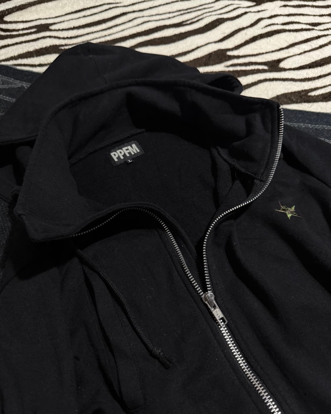 PPFM diagonal line hoodie 상품이미지3
