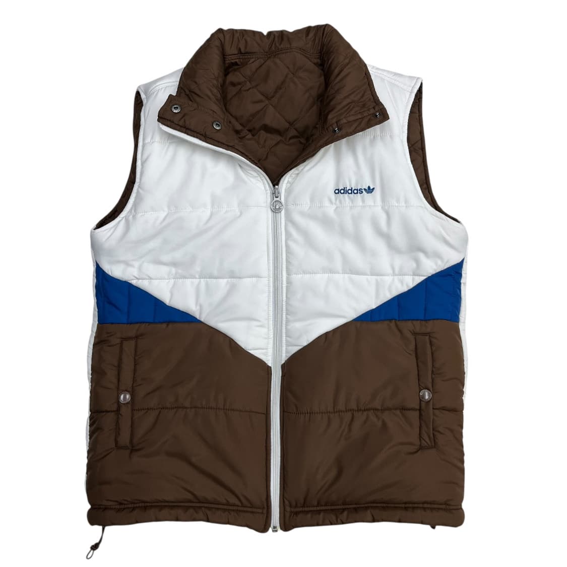 아디다스 브라운 배색 리버시블 조끼패딩 110 상품이미지6