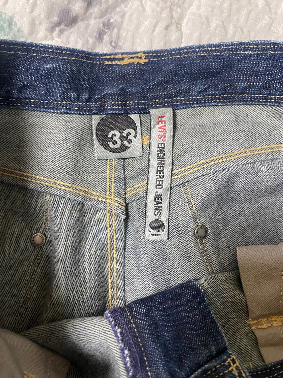 리바이스 levis 엔지니어드진 33사이즈 상품이미지4