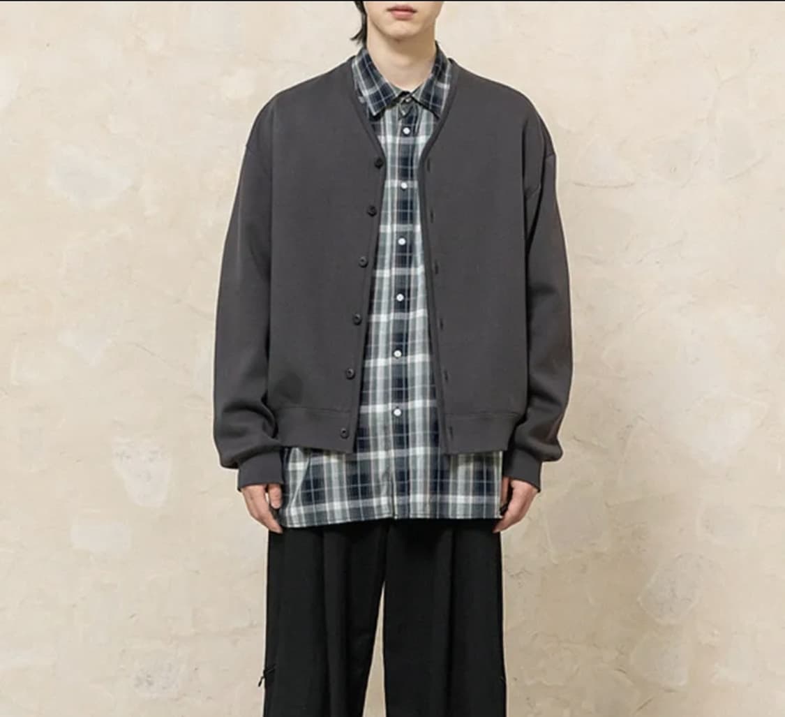 비긴202 차콜 가디건 3사이즈 상품이미지1