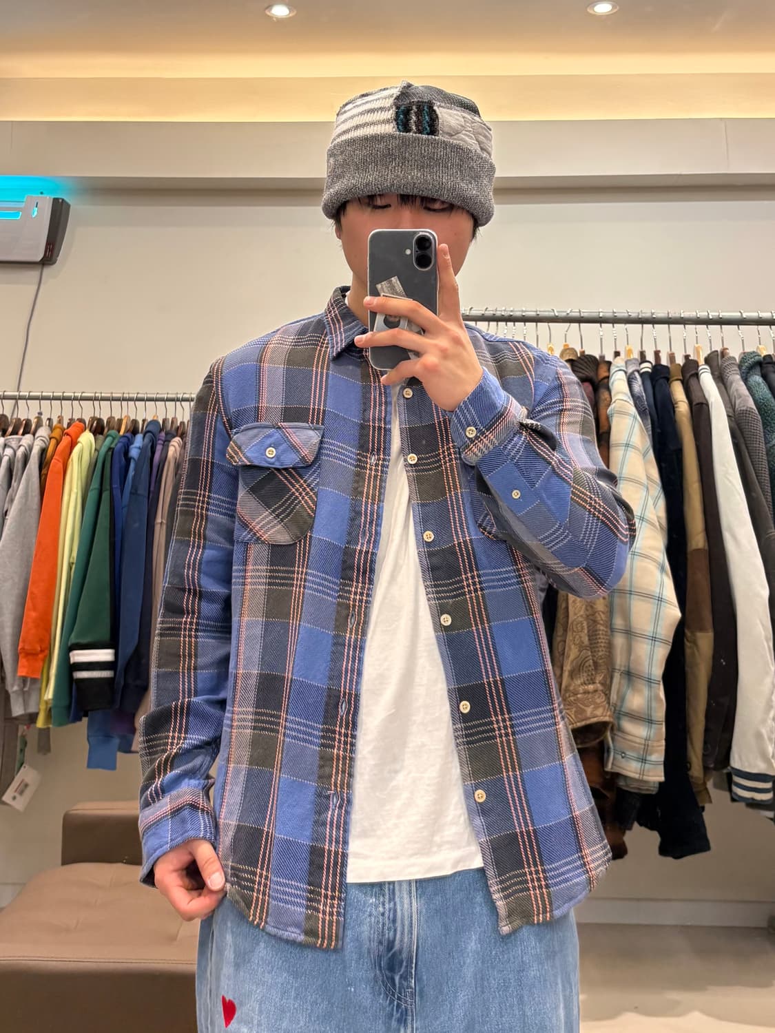 리바이스 웨스턴 체크 셔츠 상품이미지8