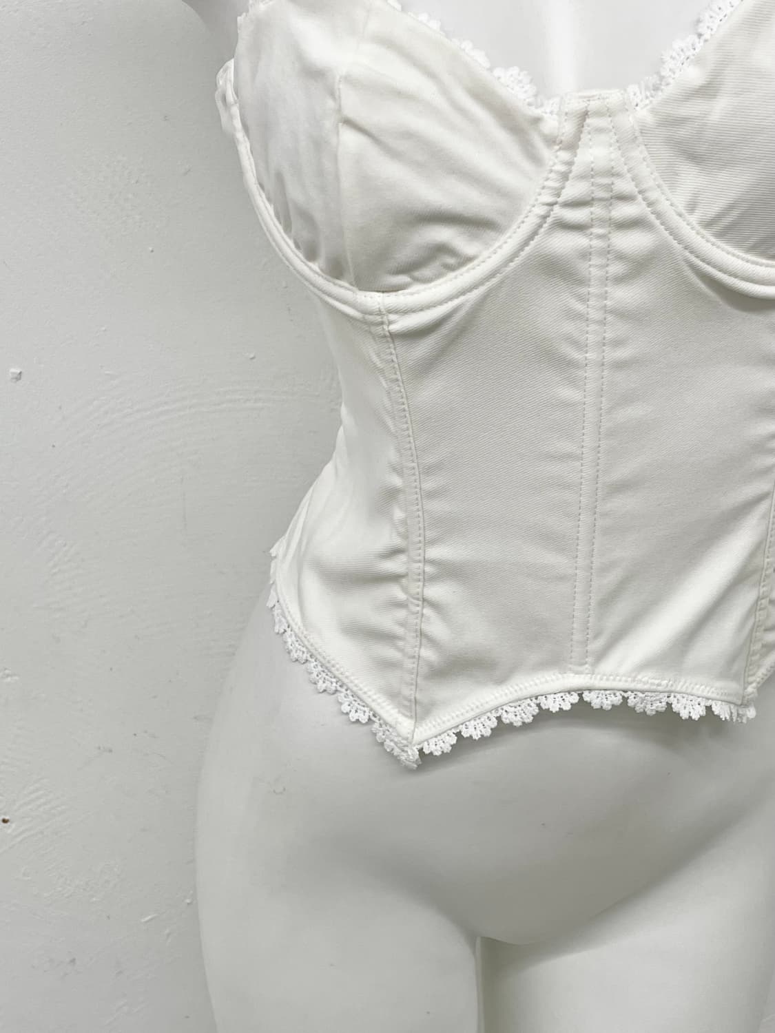 화이트 코티지 레이스 코르셋 상품이미지3