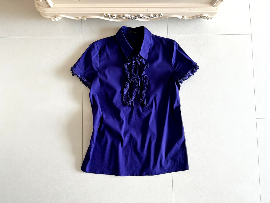 theory) ruffle front blouse 상품이미지2