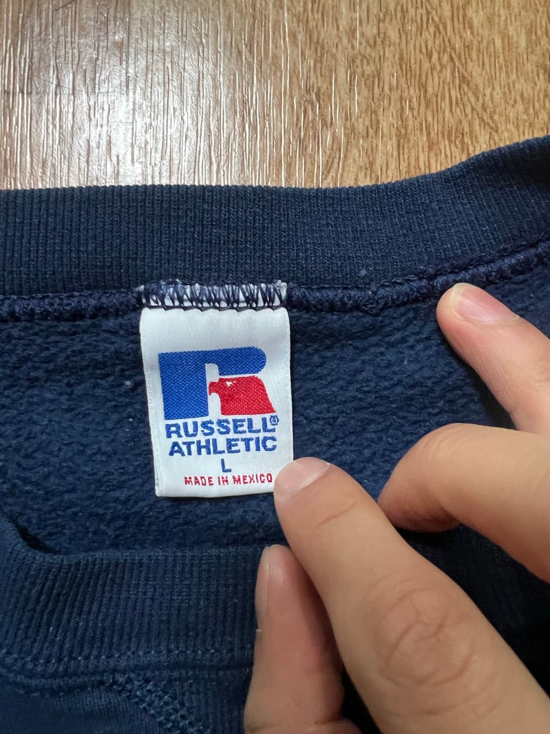 90s 러셀 네이비 L 상품이미지2