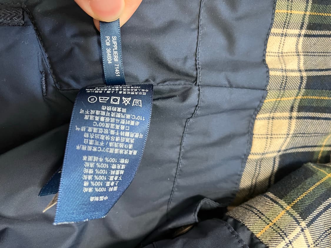 폴로 캠튼 퀄팅자켓 XL 상품이미지9