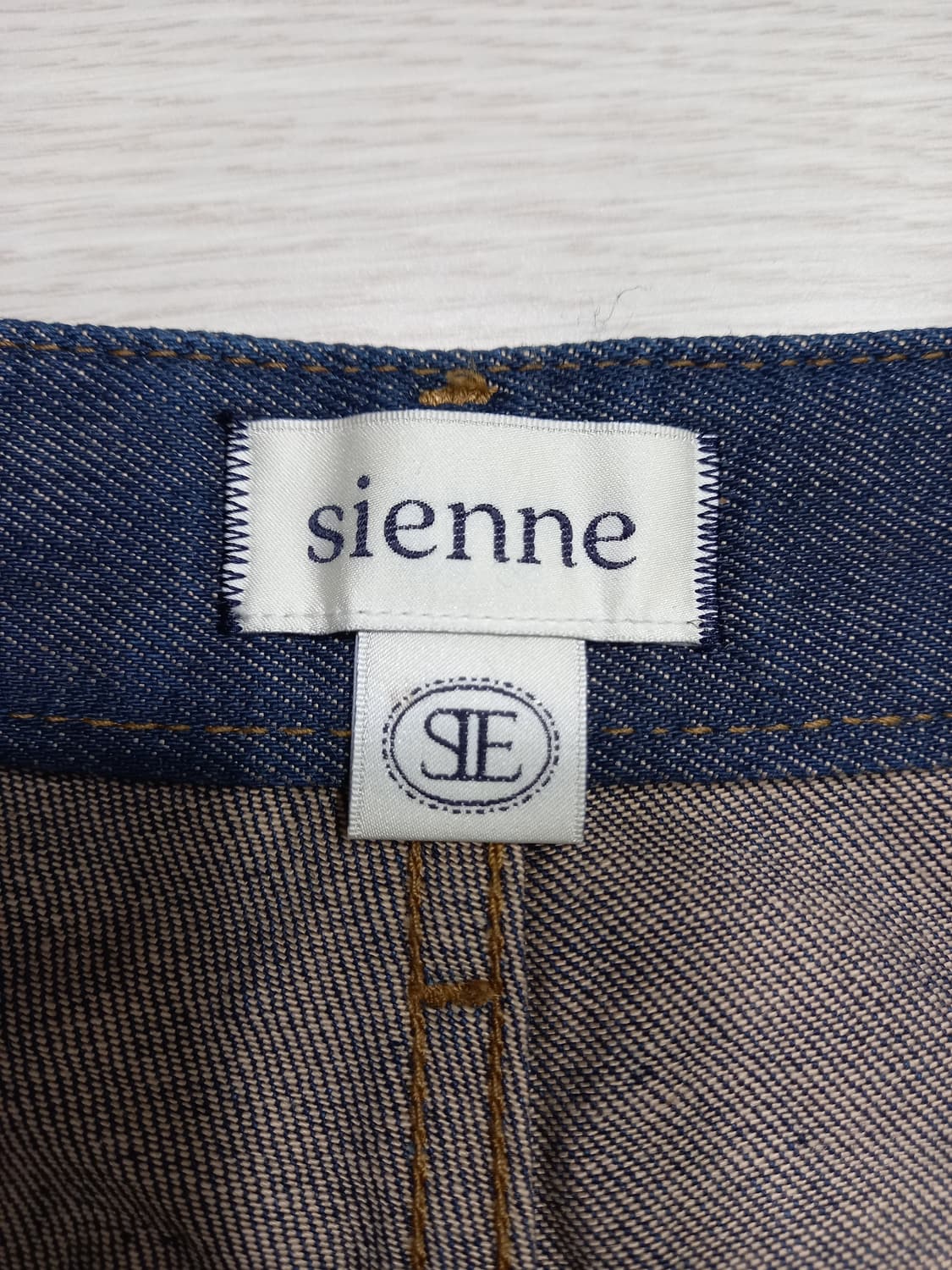 26 sienne Kor 하이웨이스트 테이퍼드 진청 26-605 상품이미지10