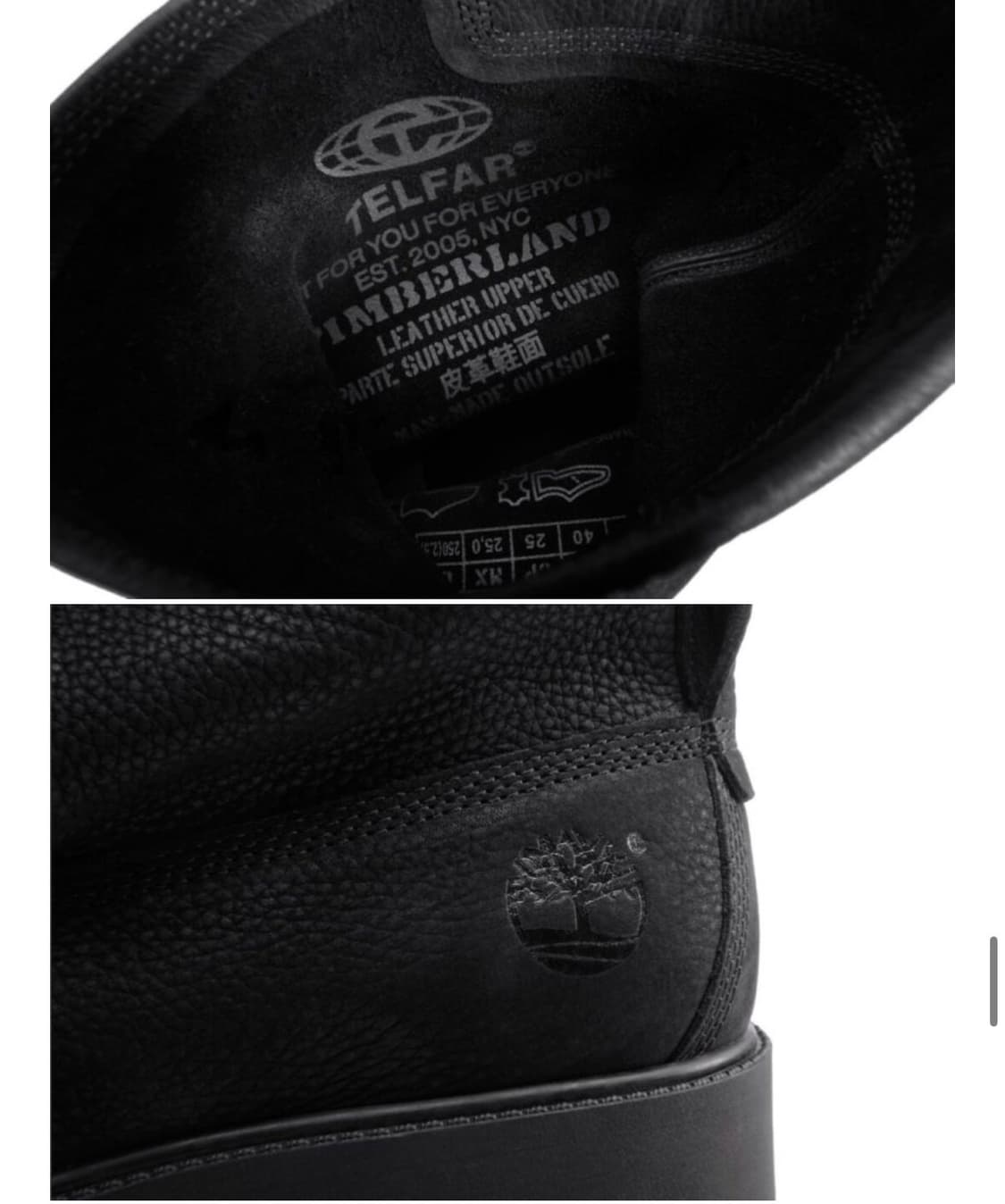 TELFAR x Timberland Tall pull on boots 상품이미지4