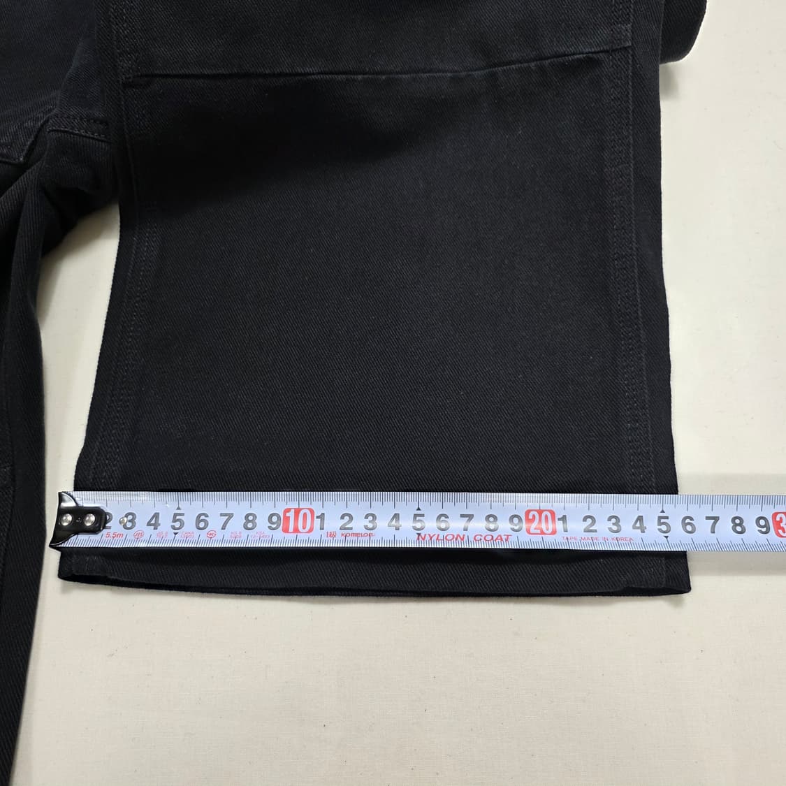 1485 TNA 데님카고 팬츠 블랙 와이드핏  유틸리티 워크팬츠 상품이미지5