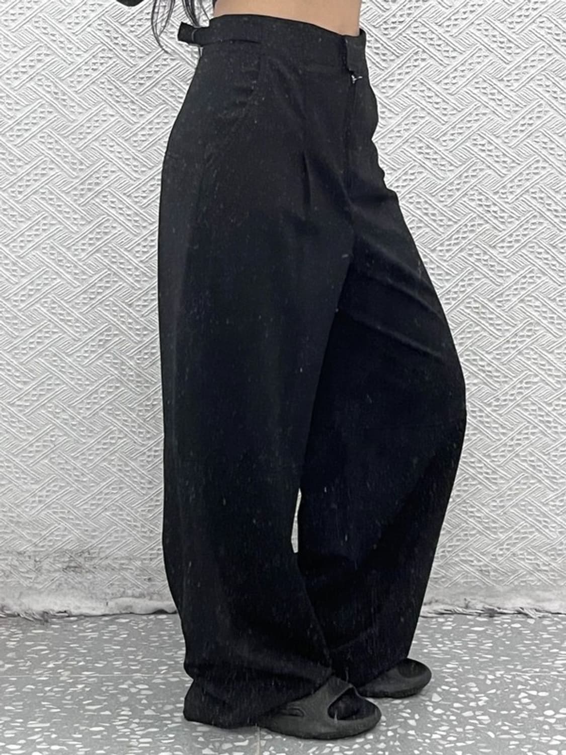 자라 모던 시크 벨트디테일 와이드 슬랙스 바지 XS C08789 상품이미지1