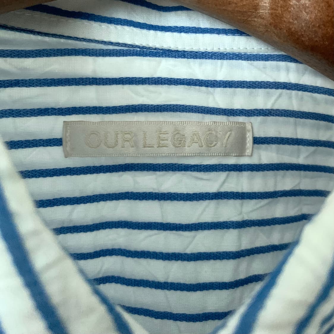 아워레가시 버로우드 크링클 셔츠 48사이즈 상품이미지4