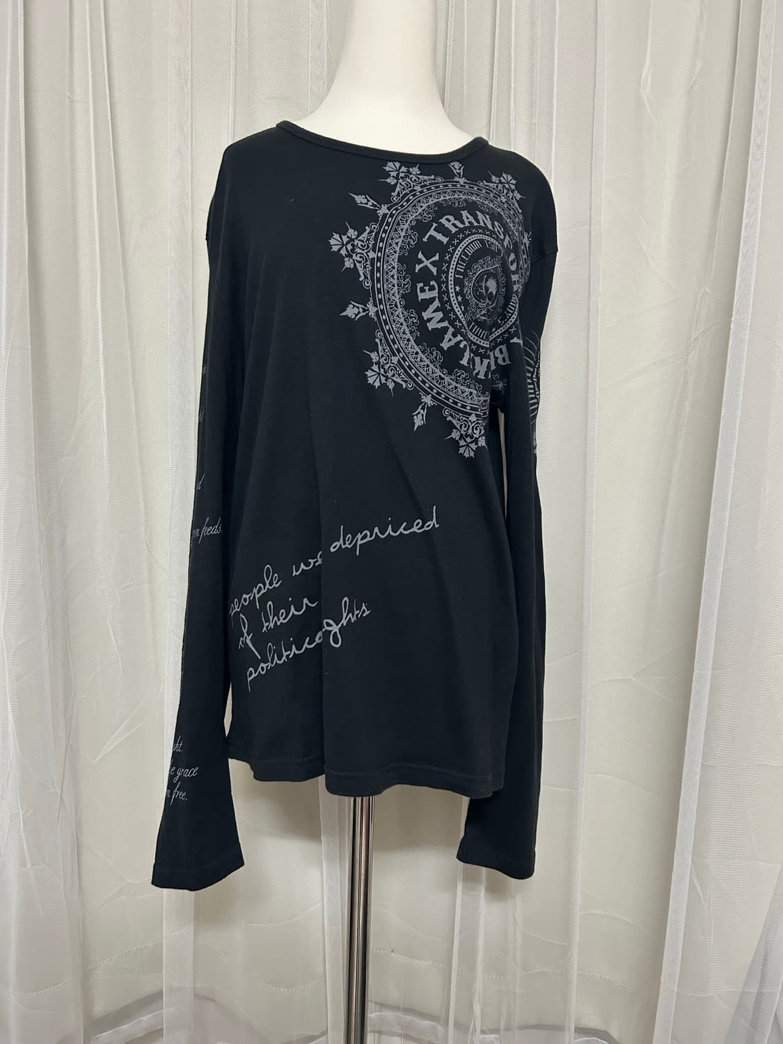 펑크 펑투케 롱슬리브 해골 상품이미지1