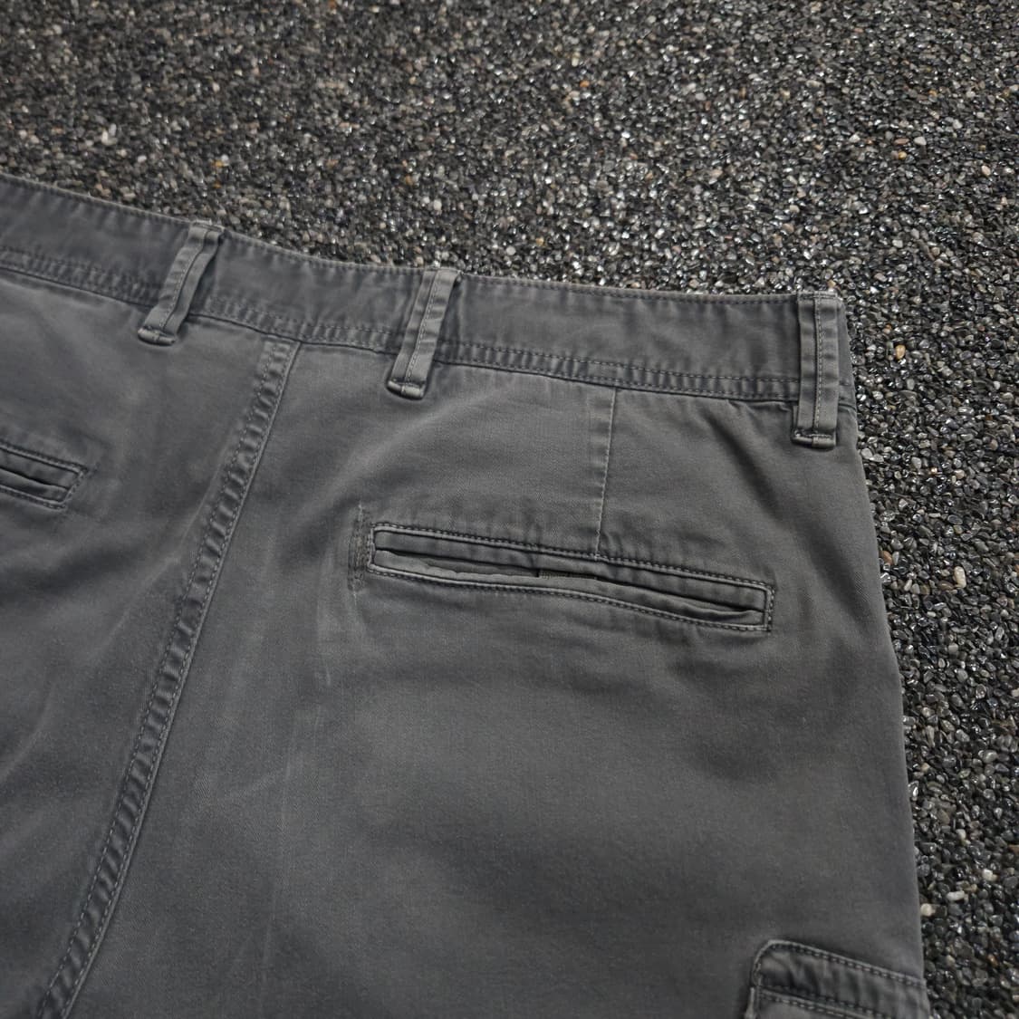 스톤아일랜드 가먼트 다이드 와펜 카고 하프 팬츠 (M) 상품이미지5