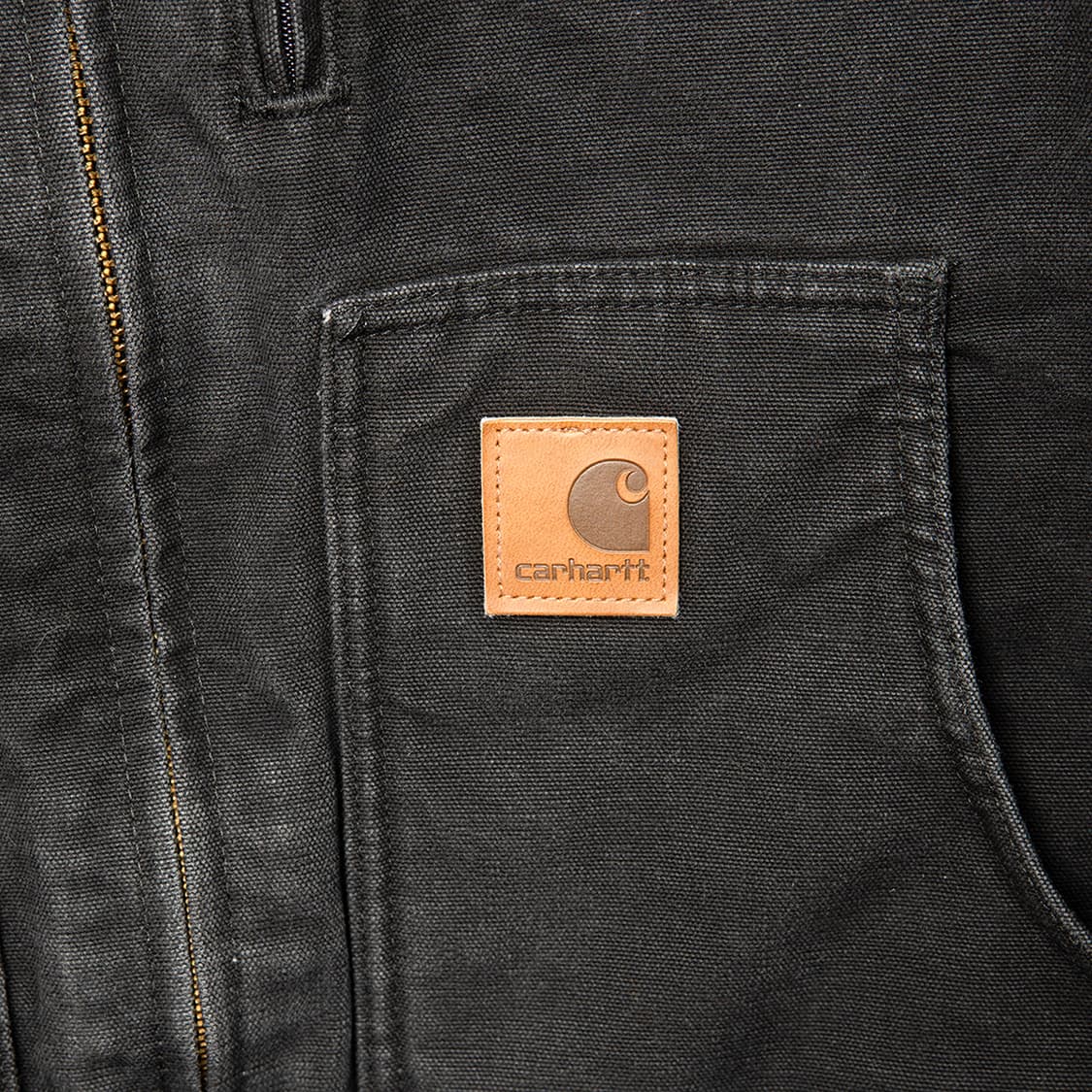 [L] 칼하트 C61 샌드스톤 쉐르파 라이닝 릿지코트 블랙 MO-2512 상품이미지4