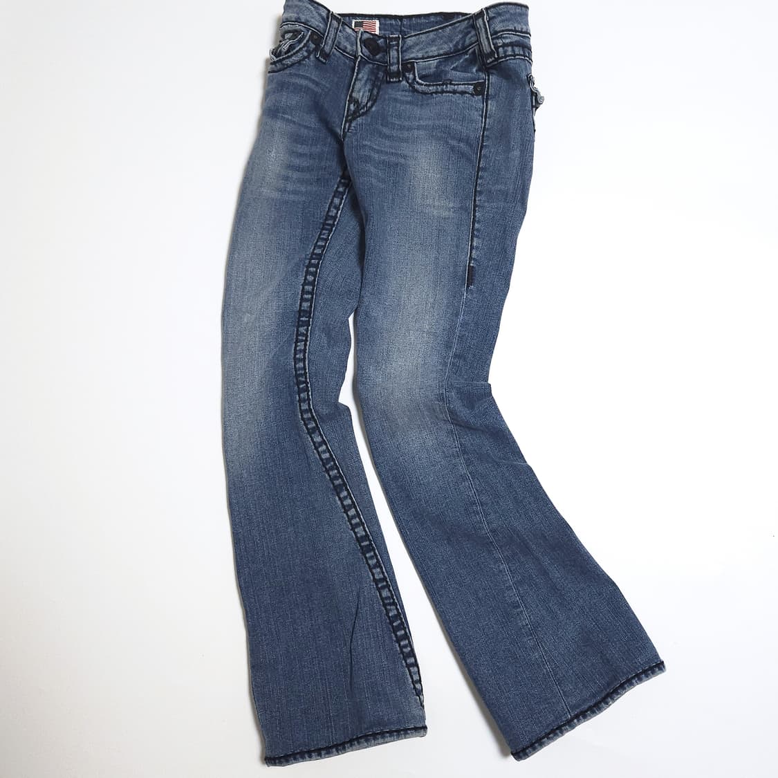 트루릴리전 USA 조이 슈퍼티 부츠컷 데님 팬츠 상품이미지2