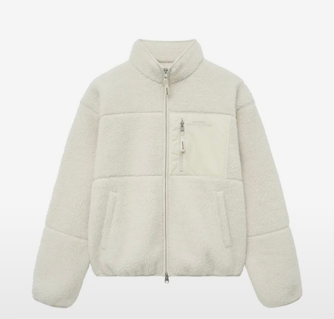 마리떼 프랑소와 플리스 자켓 포켓 뽀글이 아이보리 상품이미지2