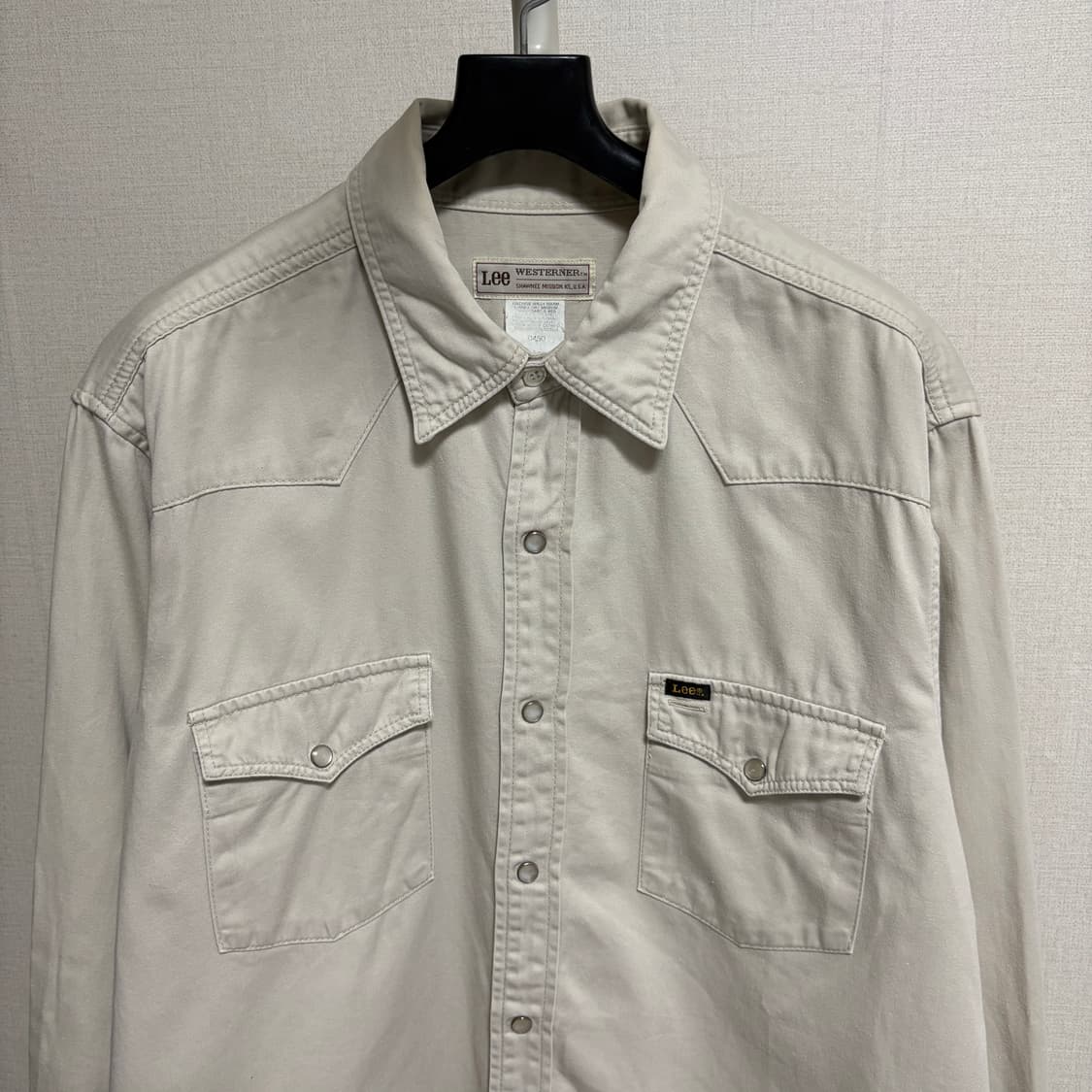 리 Lot 0450 웨스턴 셔츠 / 베이지, L 상품이미지2