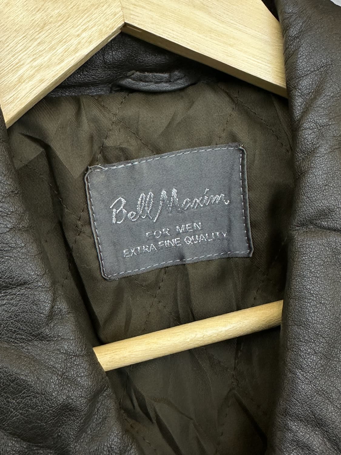 벨 맥심 90’s 카우하이드 레더 카 코트 상품이미지4