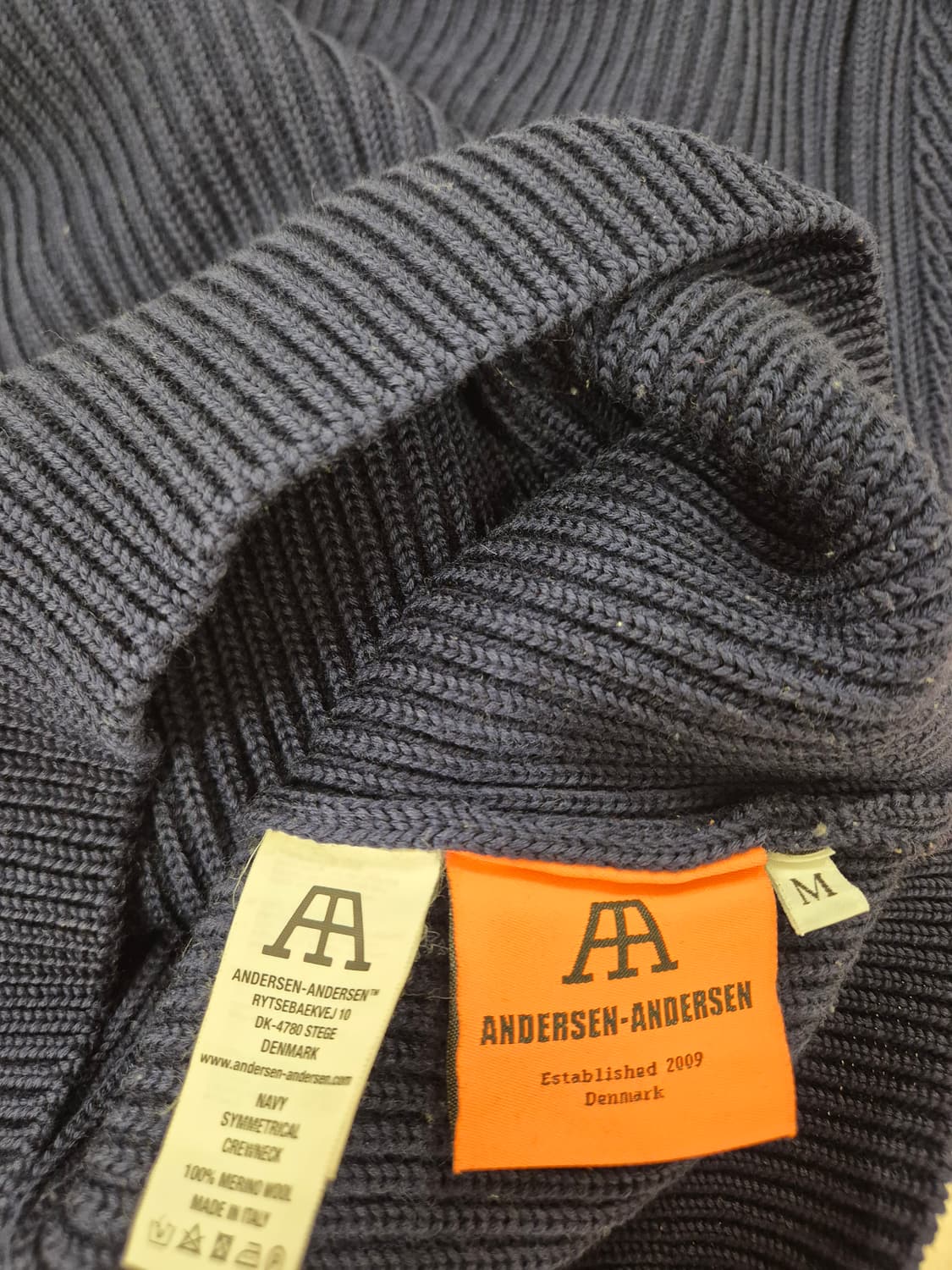 안데르센안데르센 크루넥 로얄블루 M 상품이미지4