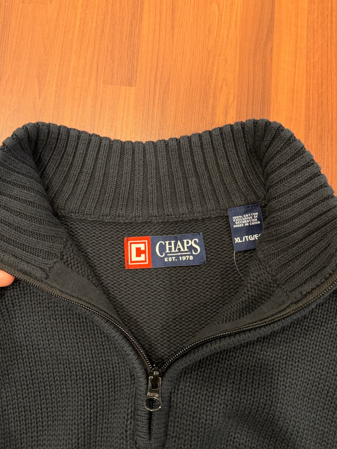 Chaps ralph lauren 챕스 랄프로렌 하프넥 쿼터 집업 니트 상품이미지8