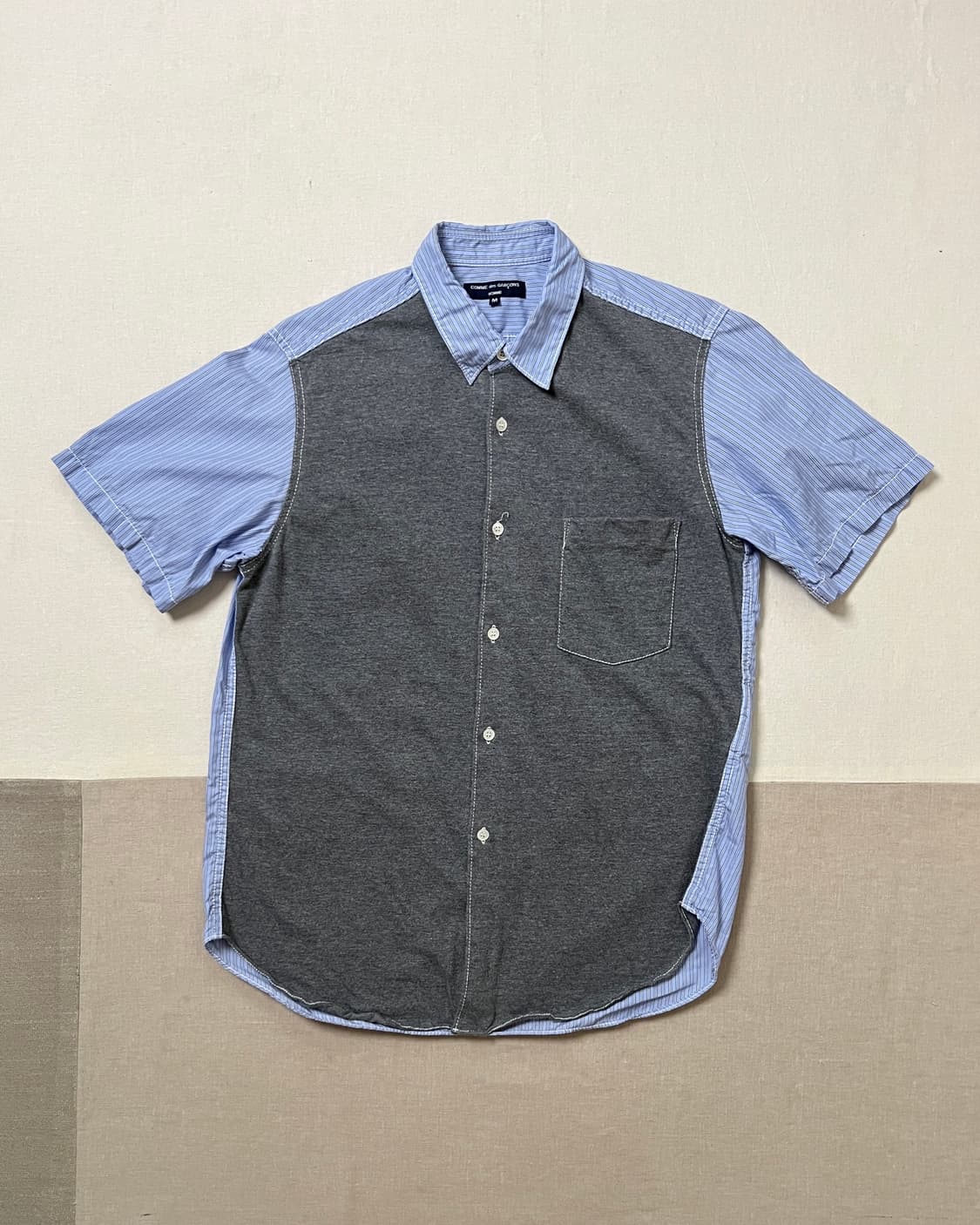 꼼데가르송 옴므 도킹 하프셔츠 comme des garcons homme 상품이미지1