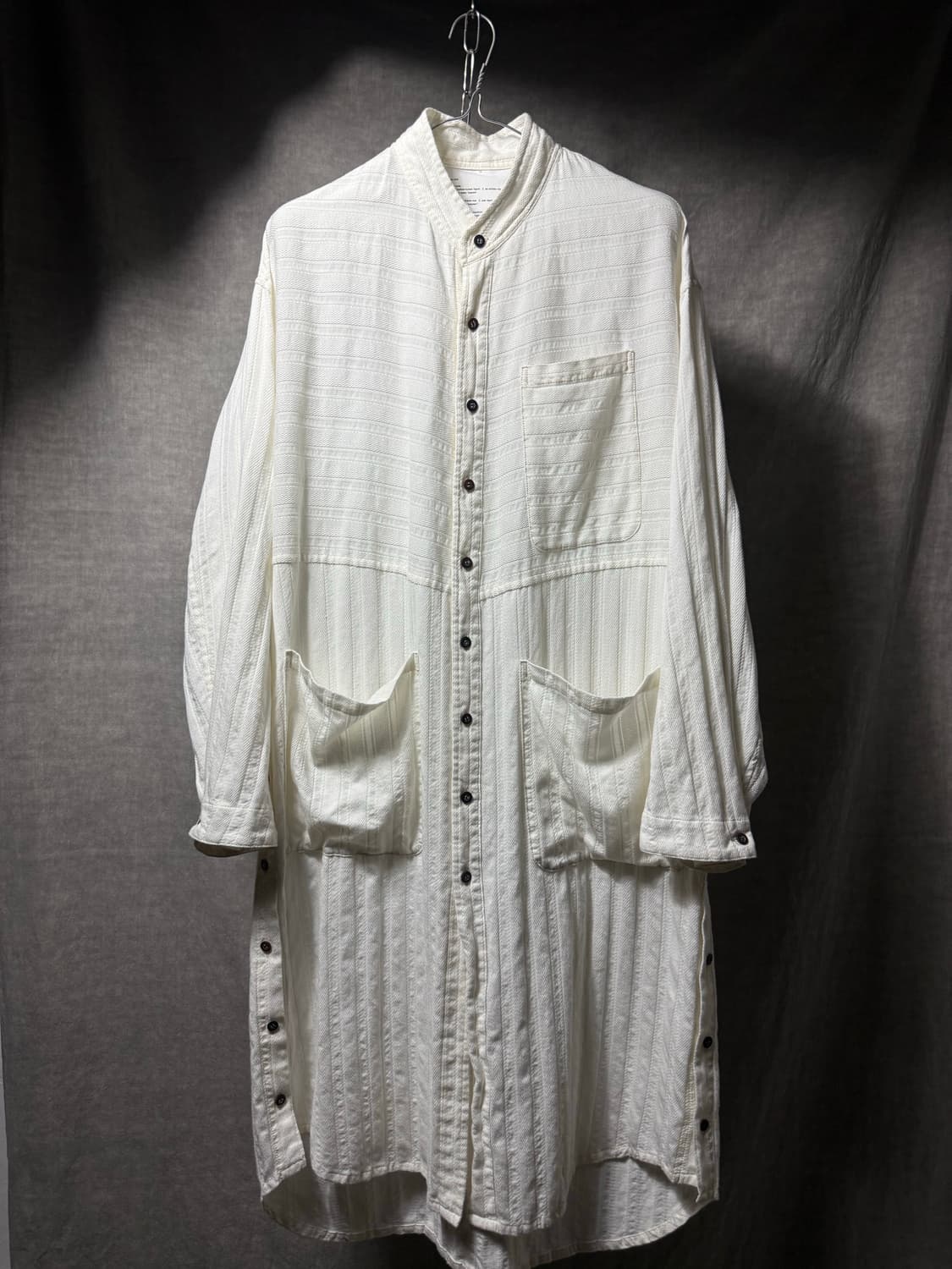 nude:mm Textured Long Shirt 상품이미지3