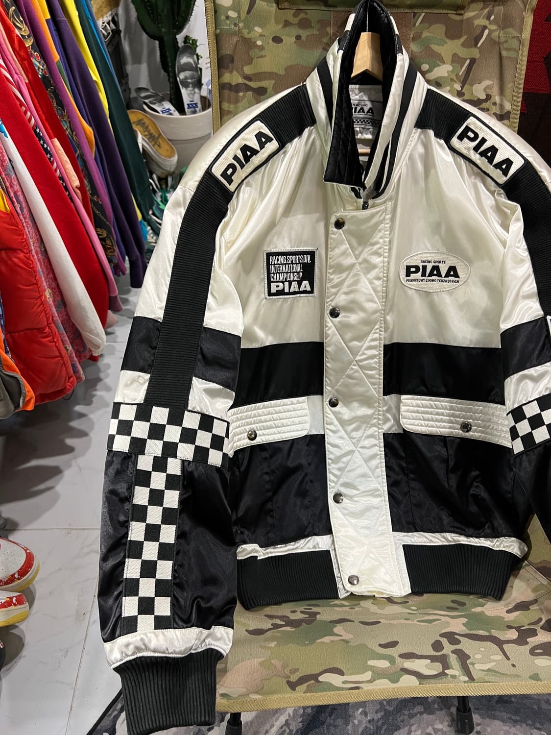 (xxl) 90s PIAA SPORTS 레이싱봄버자켓 상품이미지7