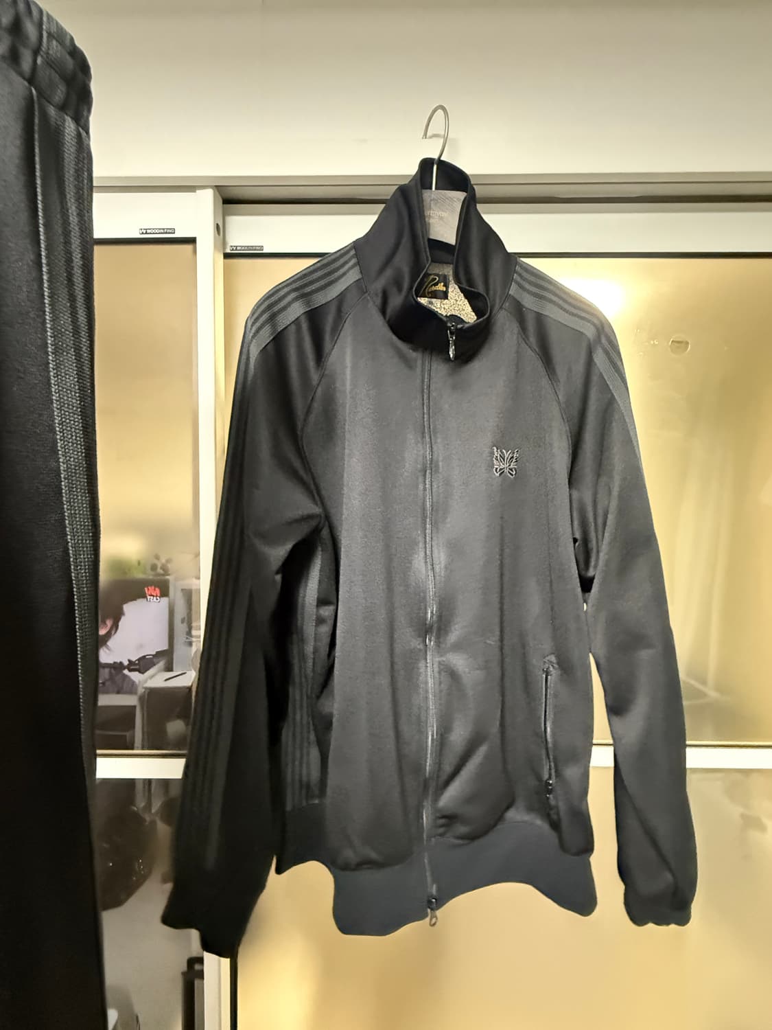 XL 니들스 x LHP H.D. 트랙 자켓 폴리 스무스 블랙 상품이미지2