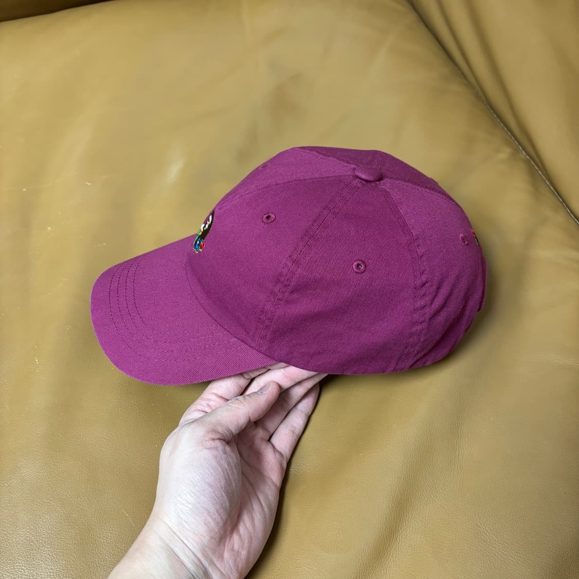 베이프 6패널 볼캡 모자 엠브로이드 플라워 에이프 헤드 상품이미지4